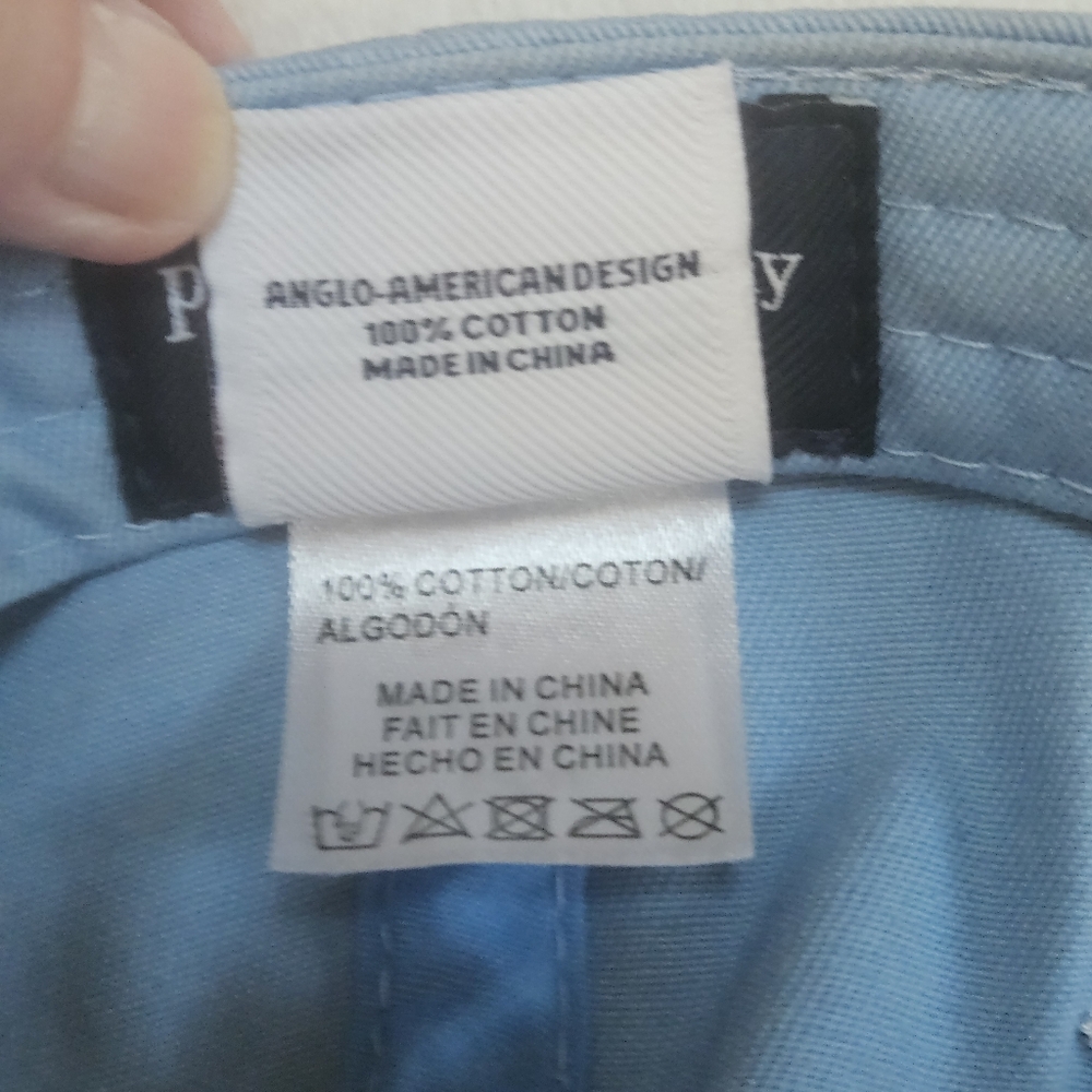 Psycho Bunny Baseball Cap Hat  Adjustable Light Blue Pre-Owned One Size Fits Mos - Picture 6 of 8